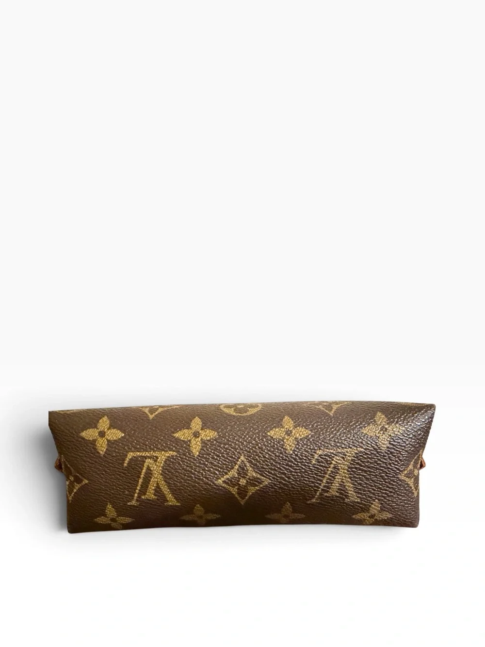 Louis Vuitton Brown and Gold Monogram Cosmetic Pouch PM